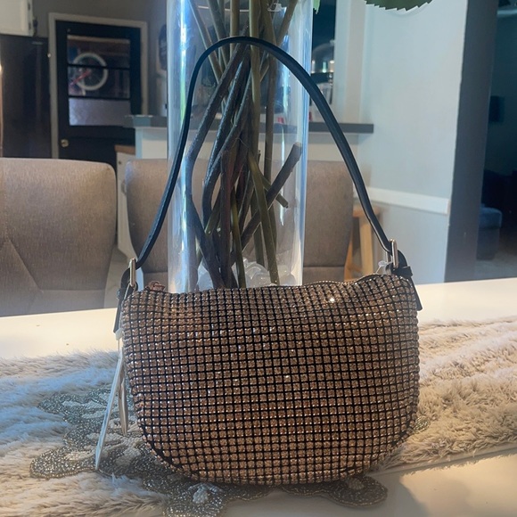 Glitter Rose Gold Handbag - Picture 1 of 4